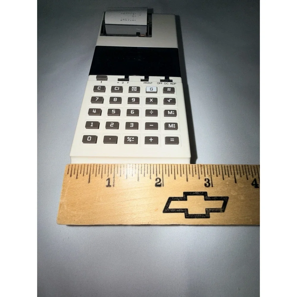 Vintage Canon TP-8 Pocket Printer Calculator Adding Machine Original Box, Works!